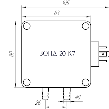 Гидрогазприбор ЗОНД-20-ДД К7И Датчики давления